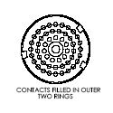 Pulse-Lok® 342925 Contacts Filled in Outer Two Rings